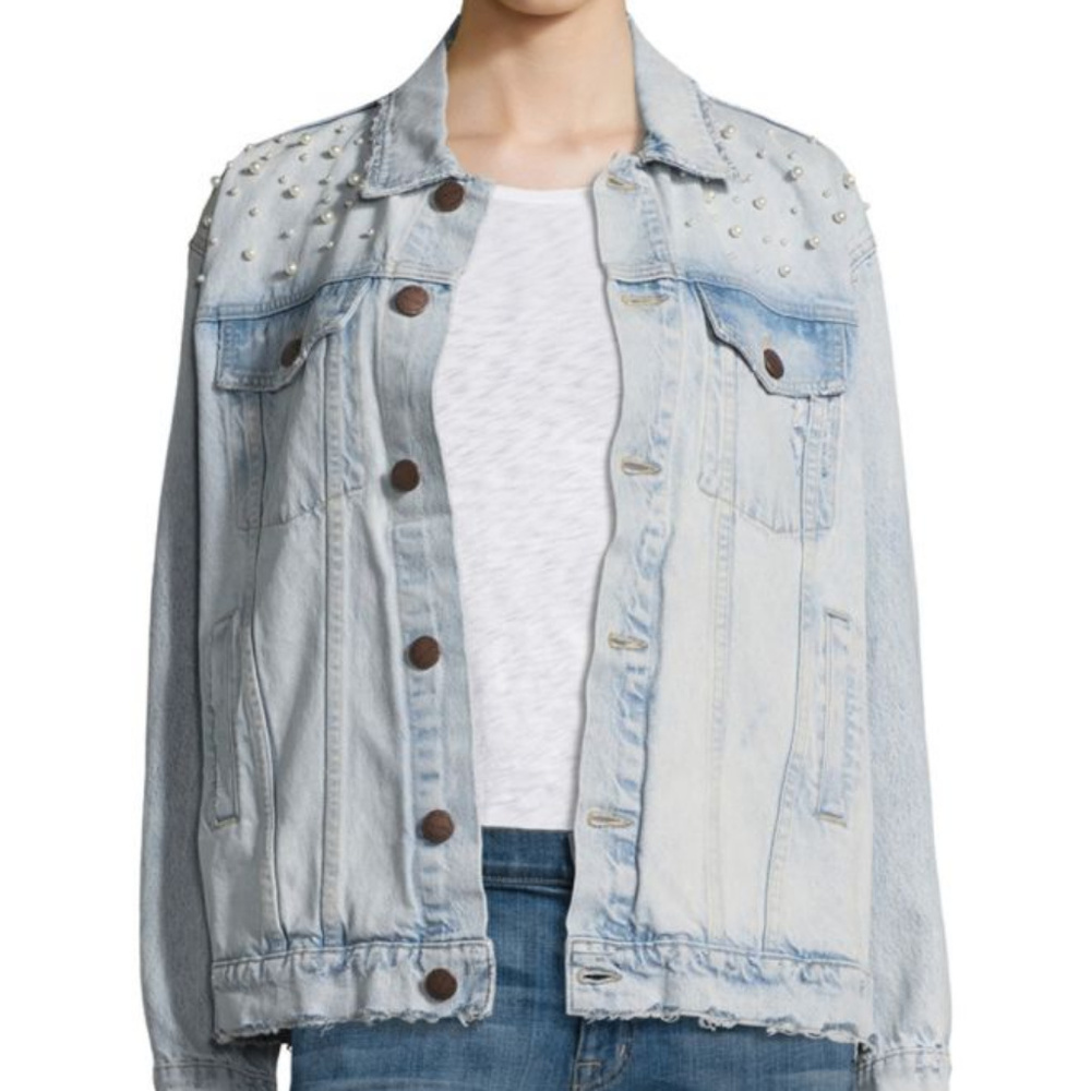 Current/Elliott The Boyfriend Trucker Denim Jacket